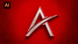 A  Letter Logo Design Tutorial in Urdu/ Hindi|| Adobe Illustrator
