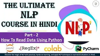 #nlp3 How To Read Data Using Python In Hindi #tandpknowledge #nlpcourse  #hinditutorial #datascience