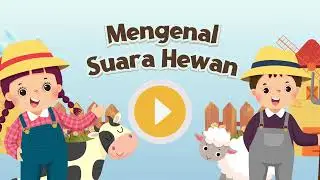 Belajar jadi lebih seru dengan suara 🐶🐱 Template PPT Mengenal Suara Hewan bikin anak fokus dan