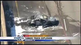 I-94 shut down in Dearborn as tanker truck fire continues