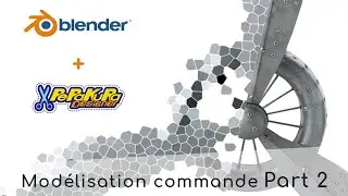 Mod&eacute;lisation Papercraft helice part 2