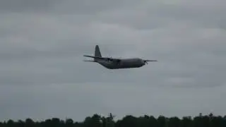 4K  C 130 Hercules Display at Danish Airshow 2016