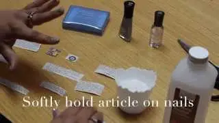 Newsprint Nails