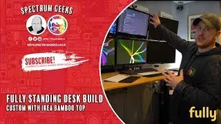 Fully Jarvis Standing Desk with Ikea Bamboo Top - Build and Review
