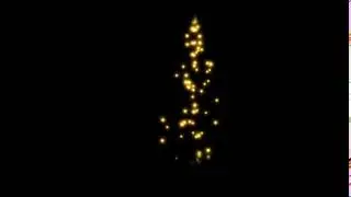 magic particles black screen video background