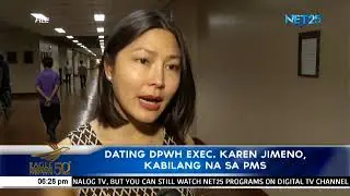 Dating DPWH exec, karen jimeno  kabilang na sa PMS
