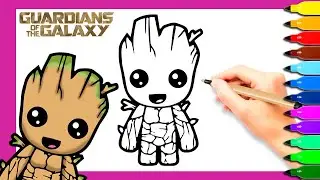 How to Color Baby Groot Speedpaint