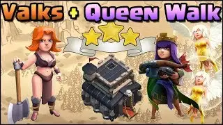 coc Th9 Valkyrie attack strategy 3 stars