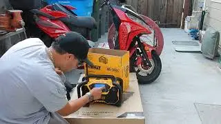 This DEWALT 12V/20V MAX Portable Bluetooth Radio Cordless With Subwoofers Stereo DCR028B Works Great