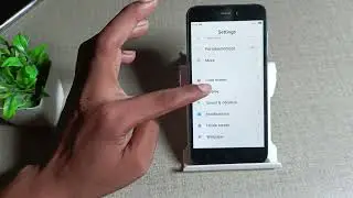 How to on & off show Battery percentage in mi Redmi 4A , screen mobile settings