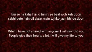 Tashan-e-ishq Song - Lyrics and Translation