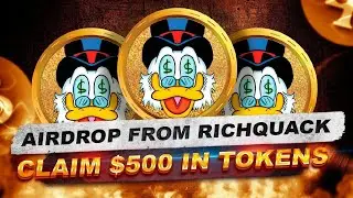 NEW CRYPTO AIRDROP CLAIM 500 RichQuack TOKEN INVEST PROJECT 2024