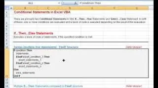 If..Then..Else Multiple Line Statements in Excel VBA, Nesting, ElseIf vs Multiple If..Then Blocks