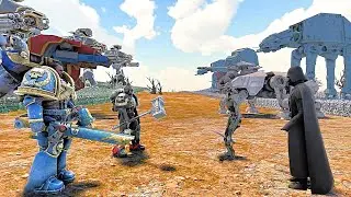 Darth Vader vs Captain Titus Primaris - UEBS 2 | Ultimate Epic Battle Simulator 2