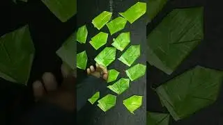Banana leaf Decoration ideas/Leaf Decoration ideas #shorts #youtubeshorts #diy
