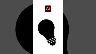 Illustrator Hack: Make a Vector Bulb Icon Fast & Clean!