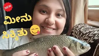 Fresh Fish Day 😍 | ಇವತ್ತು ಮನೆಯಲ್ಲೇ ಮೀನು Special | Daily Vlog Kannada