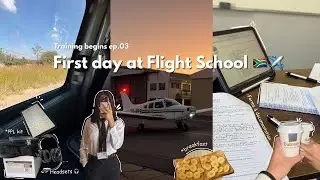 Day 1 of Pilot Training in South Africa 🇿🇦✈️ | Training begins👩&zwj;✈️