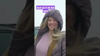 Shopping in the #utahsnow This #texasgal is freezing!! 🥶