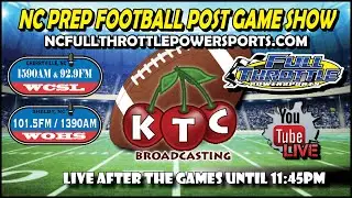 NC Prep Football Post Game Show - Round 3 Playoffs - Full Throttle Powersports - November 21, 2025