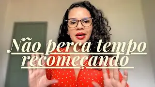 Recomeços podem ser dispensáveis. | Demorei a entender isso. 