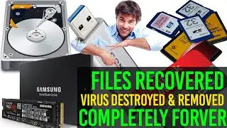 how to fix corrupted SD Card, Hard Drive and Flash Drive  Virus Infection Without Losing Data