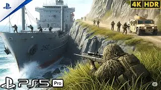 (PS5) Засада на грузовой корабль &mdash; стелс-миссия | УЛЬТРАреалистичный игровой процесс [4K60FPSHDR]...