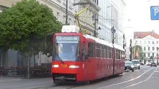 Tram MHD ride in Bratislava (Jazda električkou MHD v Bratislave) Linka 1 #1