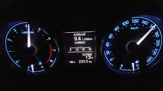 Toyota Auris II 1.6 Acceleration and Top Speed