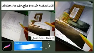 Very easy Interior sketch using just 