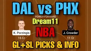 DAL vs PHX Dream11||DAL vs PHX||DAL vs PHX Dream11||DAL vs PHX