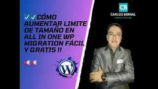 💯💯Cómo AUMENTAR LÍMITE de tamaño en All in One WP Migration GRATIS !! 2024