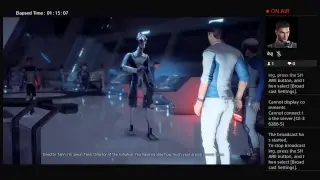 Trevelyan2187's Live PS4 Broadcast - Mass Effect Andromeda Male Ryder playthrough Part 1