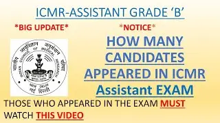 ICMR ASSISTANT RESULT|ICMR ASSISTANT MARKS|ICMR ASSISTANT|ICMR ASSISTANT CUT OFF|ICMR RESULT DATE