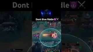 Never Dive Fiddlesticks support. 😈 #fiddlesticks #leagueoflegends #league
