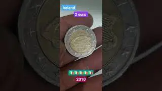 2 Euro Irish 2010 Coin #ytshorts #coins