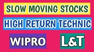 SLOW MOVING STOCK●SLOW STOCK HIGH GROWTH IDEA●WIPRO SHARE●L&T SHARE●STOCKS @ STOCK MARKET PLANNER