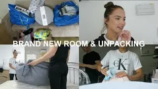 Moving VLOG 1 (UNI/STUDENT FLAT)- BRAND NEW ROOM & UNPACKING | Adina May