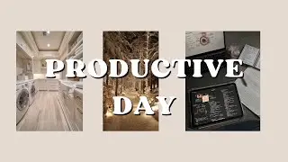 Productive Snow Day in My Life ❄️ | E-Learning, Cleaning & Reset