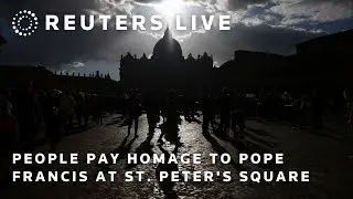 LIVE: View of St. Peter's Square in Vatican City