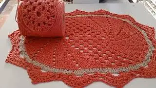 🧶 Iniciando uma Produção de Tapetes de 25,00.🥰#crochet 