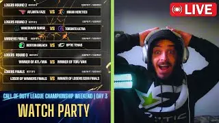 OpTic TEXAS vs BOSTON BREACH  BBK JUMP WATCH PARTY - COD CHAMPS DAY 3