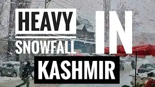 Heavy Snowfall In Kashmir - 5th January 2021