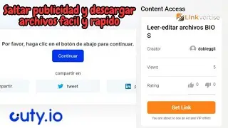 📥 C&oacute;mo Saltar Publicidad y Descargar desde los Acortadores Cuty.io y Linkvertise [2025]