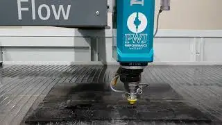 PWJ Flow Mach200 water only cutting rubber