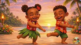 Cozi & Jojo: Hawaii Vacation! 🚆🚕✈️🌴🏝️🌊🤿🐢🏄🌺 | 3D Animated Kids Story 🎶🎬