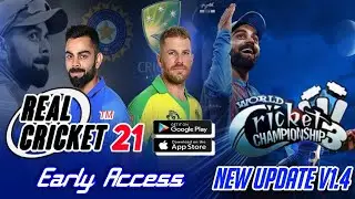 😍 Real Cricket&trade;21 Early Access On Play Store | Wcc3 New Mega Update | HQ Gaming Studios