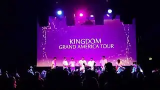 KINGDOM Concert - fans chant before group crowd picture