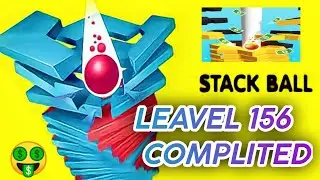 Stack Ball Lavel 156 Complited  #stackball #156 #shorts #gameplay #Lavel156 #Ballgame