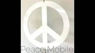 Peace Mobile Hanging Art mobiles by Atomic Mobiles